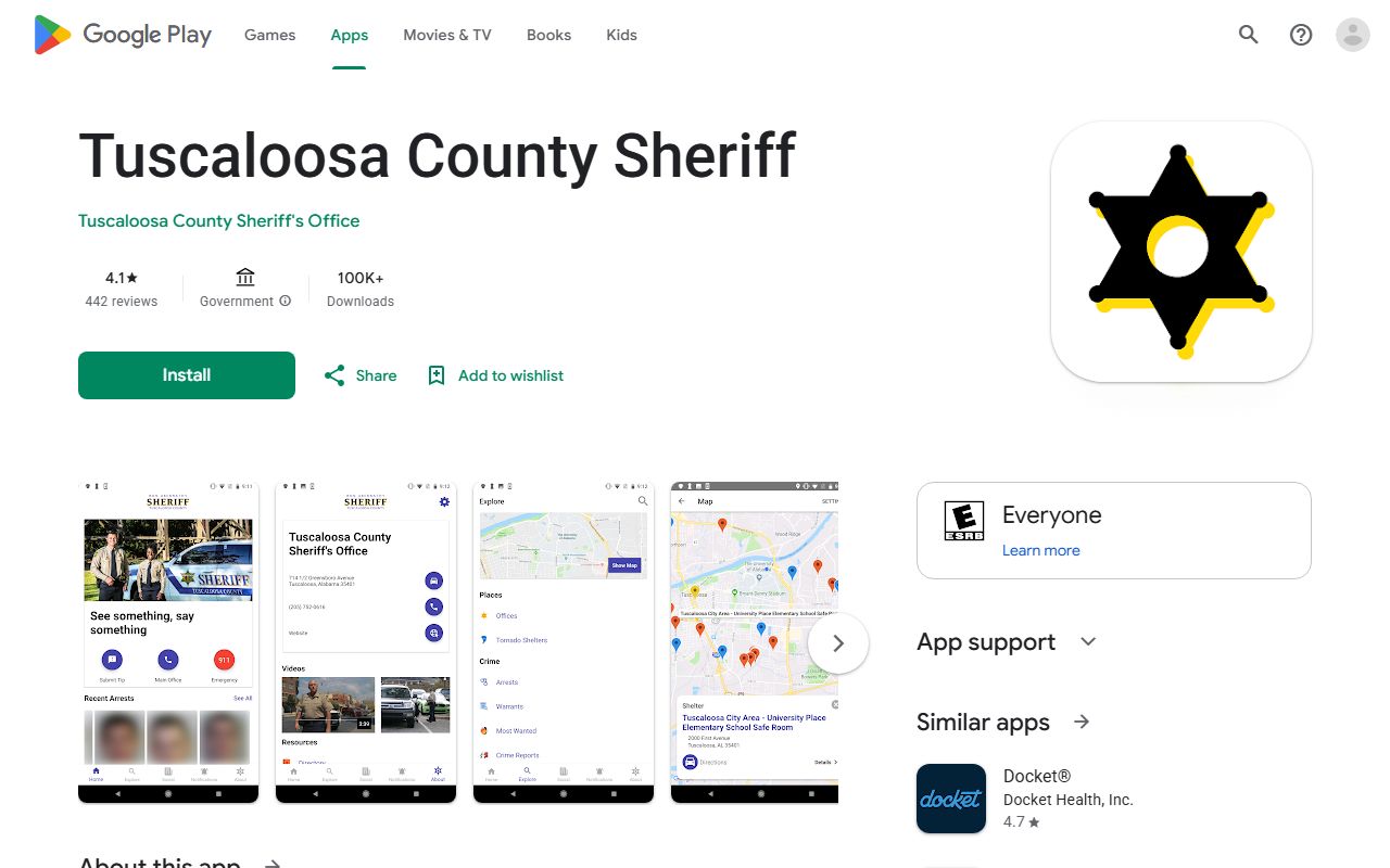 Tuscaloosa County jail mugshots sheriff app recent arrests listing